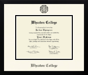 Wheaton College in Illinois diploma frame - Icon in Gotham