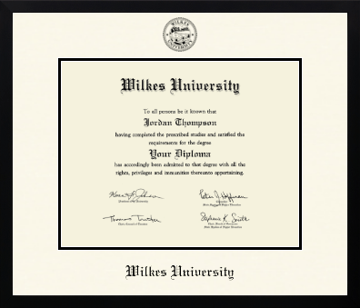 Wilkes University diploma frame - Icon in Gotham