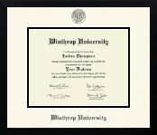 Winthrop University diploma frame - Icon in Gotham