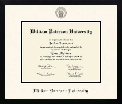 William Paterson University diploma frame - Icon in Gotham