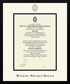Westminster Theological Seminary diploma frame - Icon in Gotham