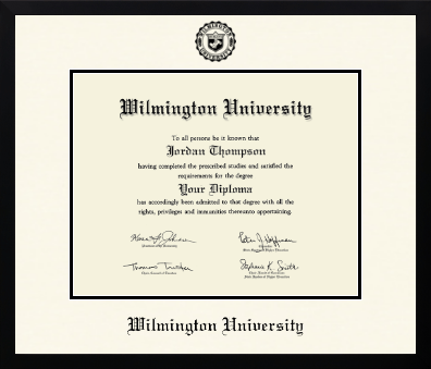 Wilmington University diploma frame - Icon in Gotham