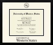 University of Western States diploma frame - Icon in Gotham