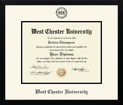 West Chester University diploma frame - Icon in Gotham