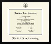 Westfield State University diploma frame - Icon in Gotham