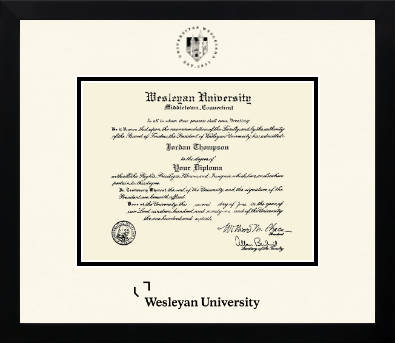 Wesleyan University diploma frame - Icon in Gotham