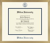 Wilkes University diploma frame - Icon in Chardonnay
