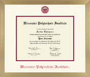 Worcester Polytechnic Institute diploma frame - Icon in Chardonnay