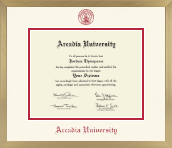 Arcadia University diploma frame - Icon in Chardonnay