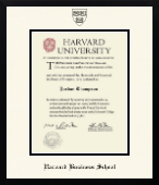 Harvard University diploma frame - Icon in Gotham
