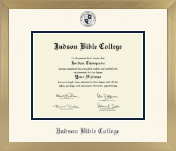 Judson Bible College diploma frame - Icon in Chardonnay