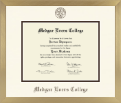 Medgar Evers College diploma frame - Icon in Chardonnay