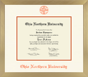 Ohio Northern University diploma frame - Icon in Chardonnay