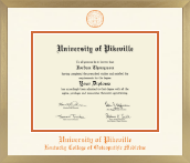 University of Pikeville diploma frame - Icon in Chardonnay