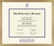 The University of Scranton diploma frame - Icon in Chardonnay