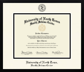 University of North Texas Health Science Center diploma frame - Icon in Gotham