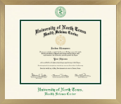 University of North Texas Health Science Center diploma frame - Icon in Chardonnay