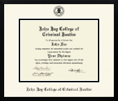 John Jay College of Criminal Justice diploma frame - Icon in Gotham