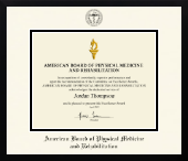 American Board of Physical Medicine and Rehabilitation diploma frame - Icon in Gotham