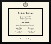 Albion College diploma frame - Icon in Gotham
