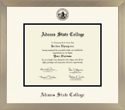 Adams State College diploma frame - Icon in Light Champagne