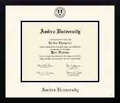 Ambra University diploma frame - Icon in Gotham