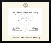 American Mathematical Society diploma frame - Icon in Gotham