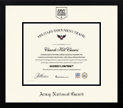 Army National Guard diploma frame - Icon in Gotham