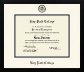Bay Path College diploma frame - Icon in Gotham