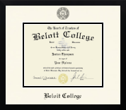 Beloit College diploma frame - Icon in Gotham