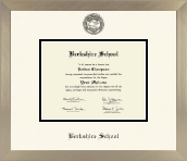 Berkshire diploma frame - Icon in Light Champagne