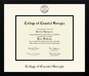 College of Coastal Georgia diploma frame - Icon in Gotham