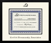 Certified Horsemanship Association diploma frame - Icon in Gotham