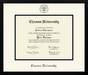 Chowan University diploma frame - Icon in Gotham