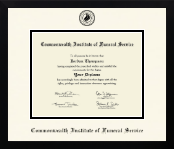 Commonwealth Institute of Funeral Service diploma frame - Icon in Gotham