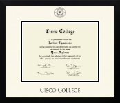 Cisco College diploma frame - Icon in Gotham