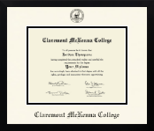 Claremont McKenna College diploma frame - Icon in Gotham