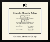 Colorado Mountain College diploma frame - Icon in Gotham