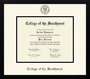 College of the Southwest diploma frame - Icon in Gotham