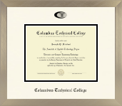 Columbus Technical College diploma frame - Icon in Light Champagne