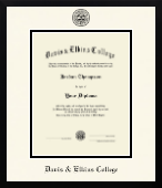 Davis & Elkins College diploma frame - Icon in Gotham