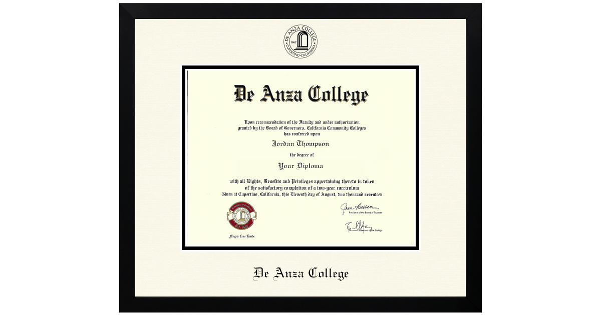 Icon Diploma Frame in Gotham - Item #P95295 from DeAnza College