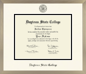 Daytona State College diploma frame - Icon in Light Champagne