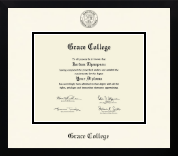 Grace College diploma frame - Icon in Gotham