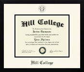 Hill College diploma frame - Icon in Gotham