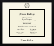 Hiram College diploma frame - Icon in Gotham