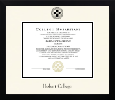 Hobart College diploma frame - Icon in Gotham