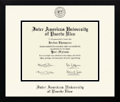 Inter American University of Puerto Rico diploma frame - Icon in Gotham