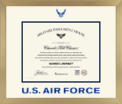 United States Air Force diploma frame - Icon in Chardonnay