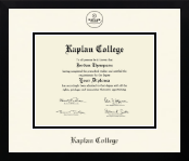 Kaplan College diploma frame - Icon in Gotham